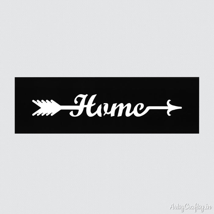 Home Arrow Sentiments Stencil