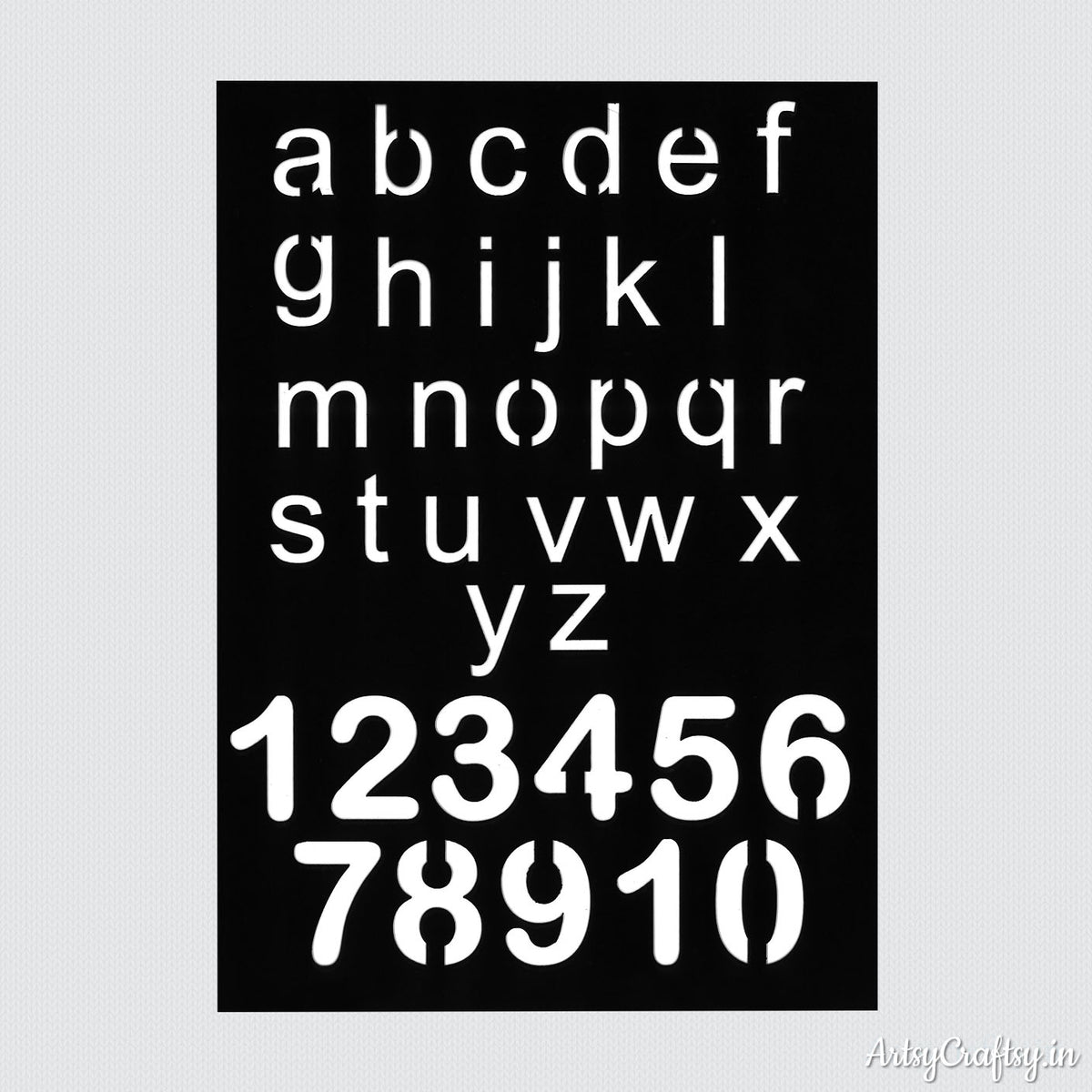 Alphabet Stencil By Artsycraftsy, Shop Wide Range Of Stencils Online 