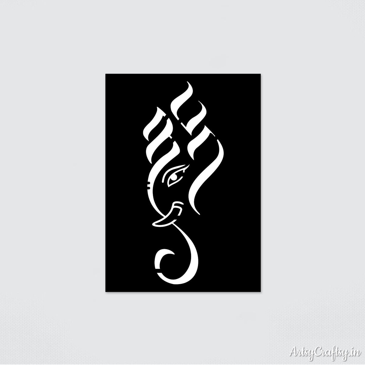 Sanskrit Stencil by ArtsyCraftsy, Shop Wide Range of Stencils Online —